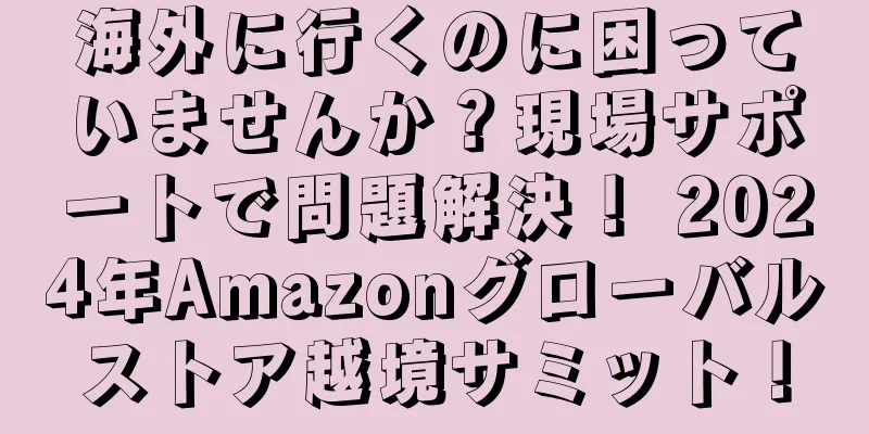 海外に行くのに困っていませんか？現場サポートで問題解決！ 2024年Amazonグローバルストア越境サミット！