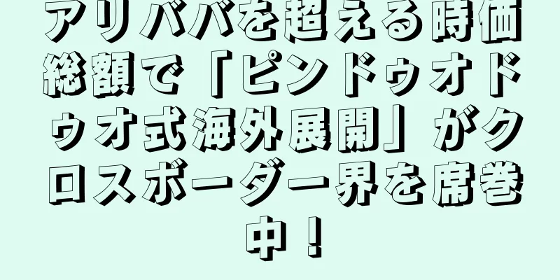 アリババを超える時価総額で「ピンドゥオドゥオ式海外展開」がクロスボーダー界を席巻中！