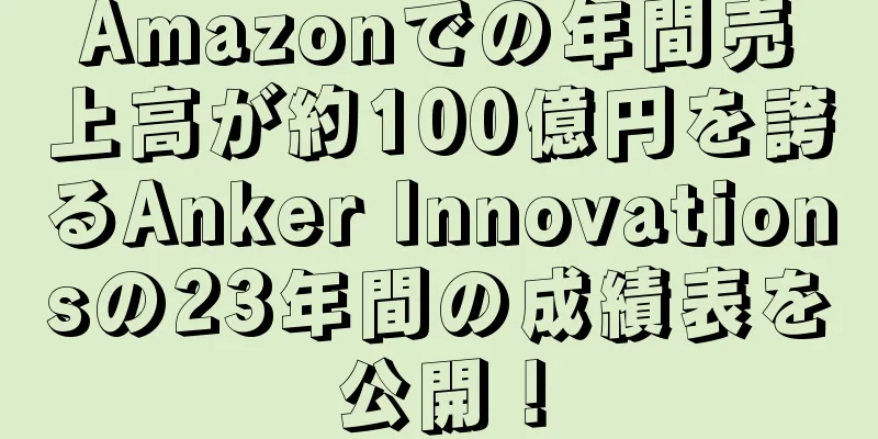 Amazonでの年間売上高が約100億円を誇るAnker Innovationsの23年間の成績表を公開！