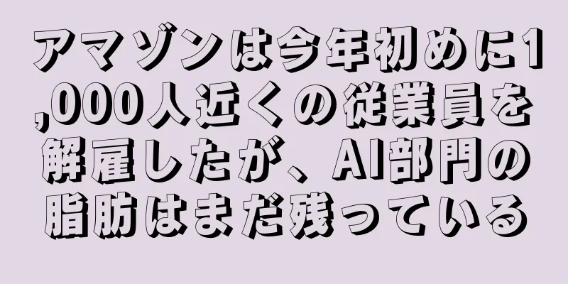 アマゾンは今年初めに1,000人近くの従業員を解雇したが、AI部門の脂肪はまだ残っている