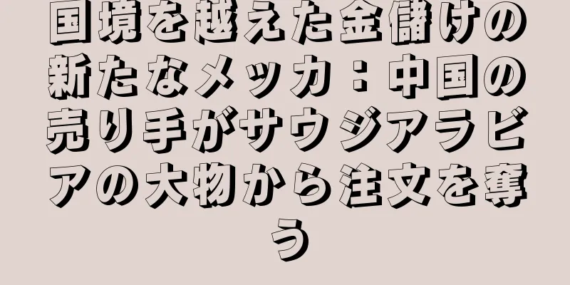 国境を越えた金儲けの新たなメッカ：中国の売り手がサウジアラビアの大物から注文を奪う
