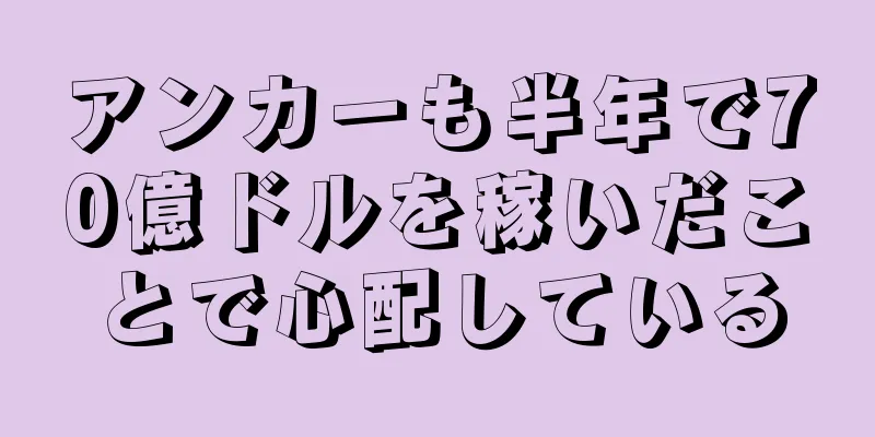 アンカーも半年で70億ドルを稼いだことで心配している