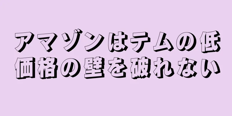 アマゾンはテムの低価格の壁を破れない