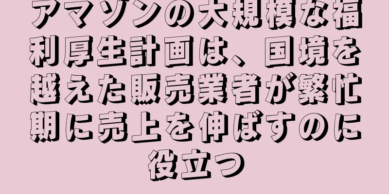 アマゾンの大規模な福利厚生計画は、国境を越えた販売業者が繁忙期に売上を伸ばすのに役立つ