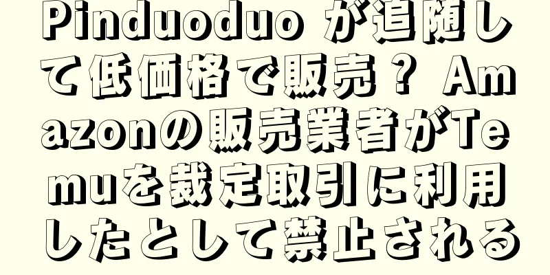 Pinduoduo が追随して低価格で販売？ Amazonの販売業者がTemuを裁定取引に利用したとして禁止される