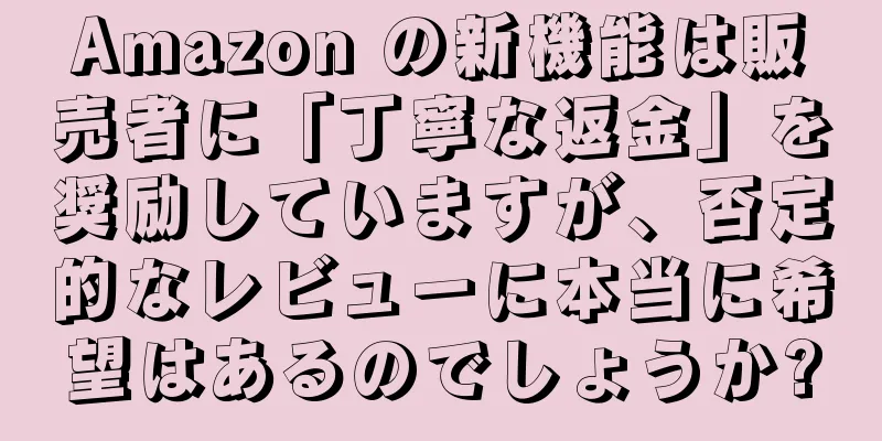 Amazon の新機能は販売者に「丁寧な返金」を奨励していますが、否定的なレビューに本当に希望はあるのでしょうか?