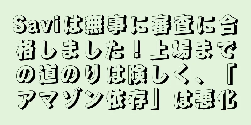 Saviは無事に審査に合格しました！上場までの道のりは険しく、「アマゾン依存」は悪化
