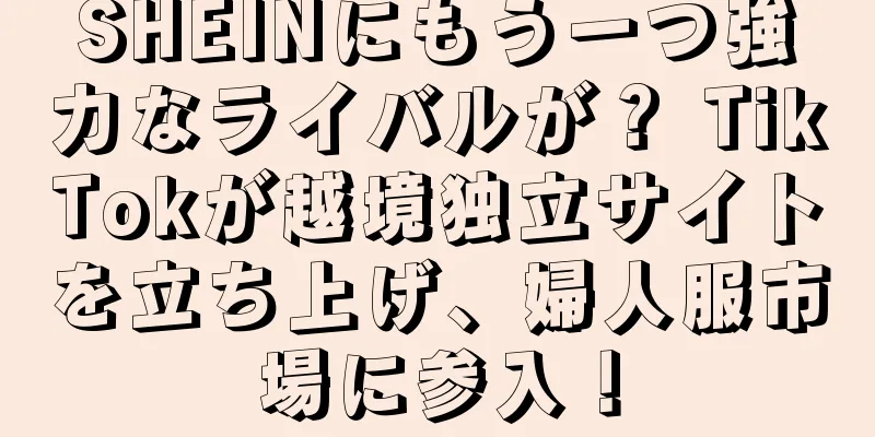 SHEINにもう一つ強力なライバルが？ TikTokが越境独立サイトを立ち上げ、婦人服市場に参入！