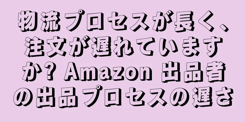 物流プロセスが長く、注文が遅れていますか? Amazon 出品者の出品プロセスの遅さ