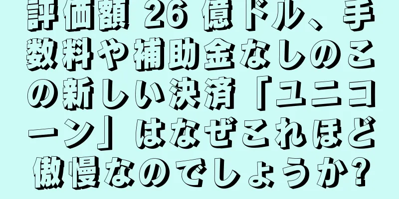 評価額 26 億ドル、手数料や補助金なしのこの新しい決済「ユニコーン」はなぜこれほど傲慢なのでしょうか?