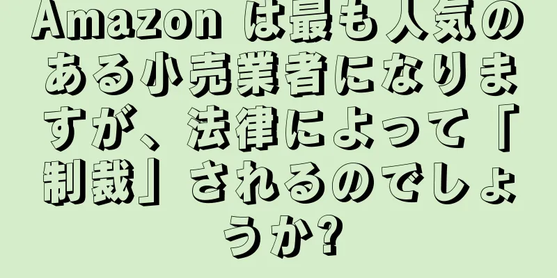 Amazon は最も人気のある小売業者になりますが、法律によって「制裁」されるのでしょうか?