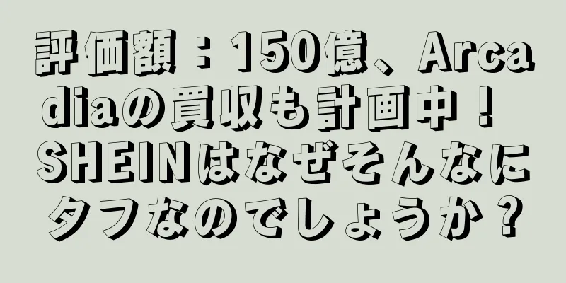 評価額：150億、Arcadiaの買収も計画中！ SHEINはなぜそんなにタフなのでしょうか？