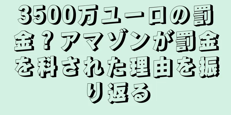 3500万ユーロの罰金？アマゾンが罰金を科された理由を振り返る