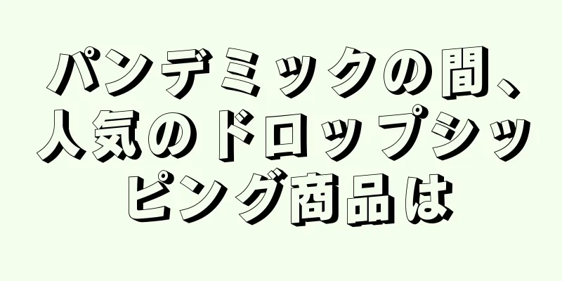 パンデミックの間、人気のドロップシッピング商品は