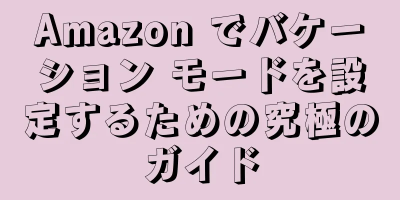 Amazon でバケーション モードを設定するための究極のガイド