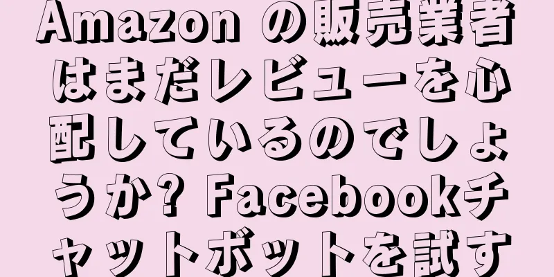 Amazon の販売業者はまだレビューを心配しているのでしょうか? Facebookチャットボットを試す