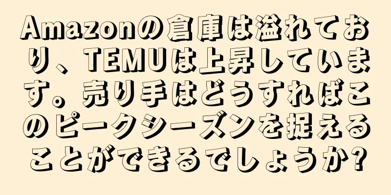 Amazonの倉庫は溢れており、TEMUは上昇しています。売り手はどうすればこのピークシーズンを捉えることができるでしょうか?