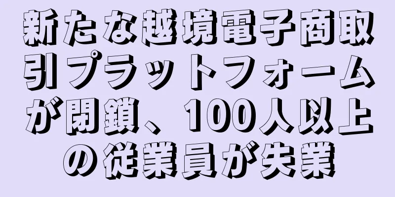 新たな越境電子商取引プラットフォームが閉鎖、100人以上の従業員が失業