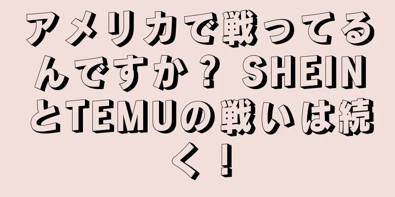 アメリカで戦ってるんですか？ SHEINとTEMUの戦いは続く！