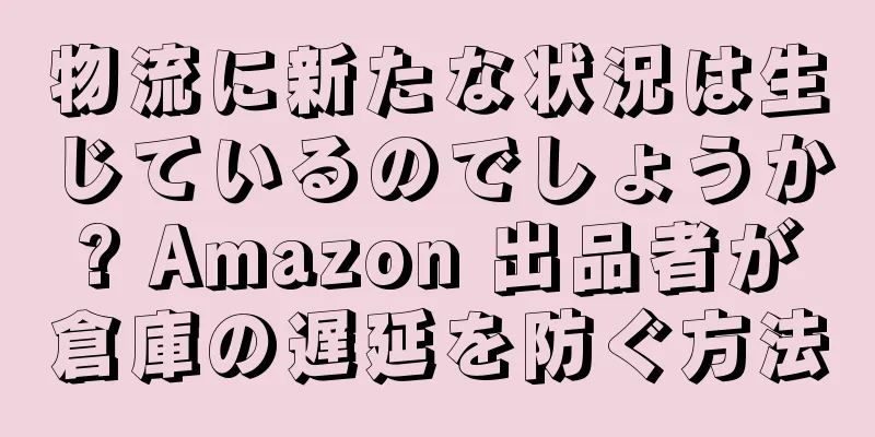 物流に新たな状況は生じているのでしょうか? Amazon 出品者が倉庫の遅延を防ぐ方法