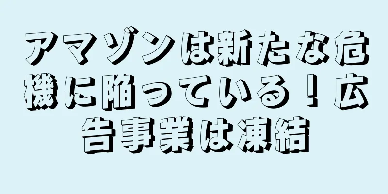 アマゾンは新たな危機に陥っている！広告事業は凍結