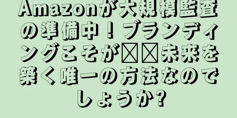 Amazonが大規模監査の準備中！ブランディングこそが​​未来を築く唯一の方法なのでしょうか?