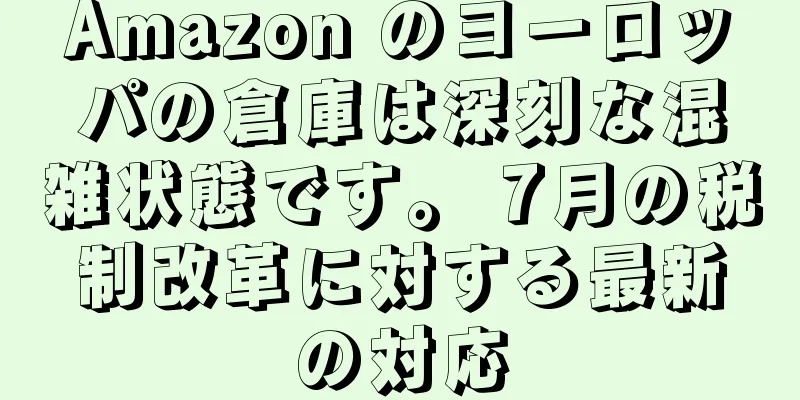 Amazon のヨーロッパの倉庫は深刻な混雑状態です。 7月の税制改革に対する最新の対応