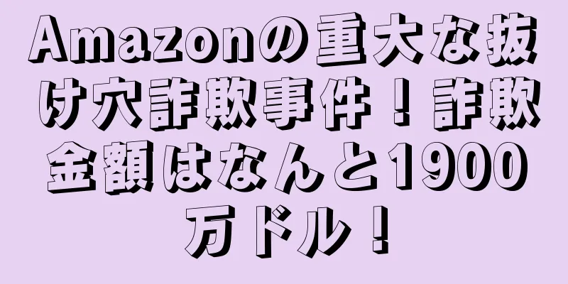 Amazonの重大な抜け穴詐欺事件！詐欺金額はなんと1900万ドル！