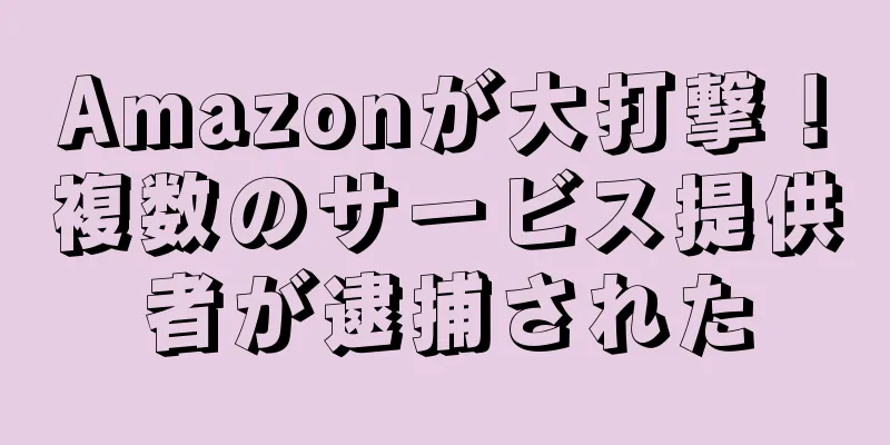 Amazonが大打撃！複数のサービス提供者が逮捕された