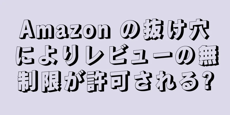 Amazon の抜け穴によりレビューの無制限が許可される?