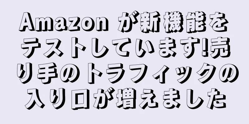 Amazon が新機能をテストしています!売り手のトラフィックの入り口が増えました
