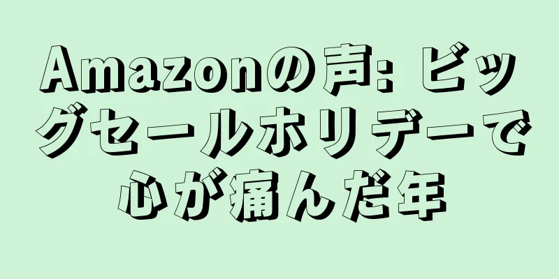 Amazonの声: ビッグセールホリデーで心が痛んだ年