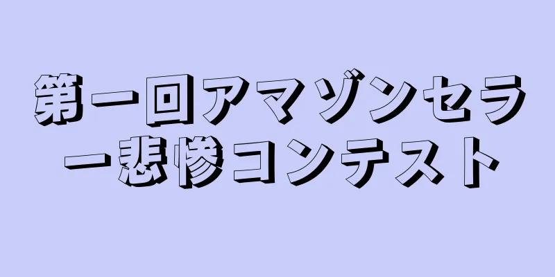 第一回アマゾンセラー悲惨コンテスト