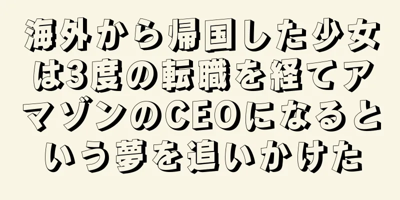 海外から帰国した少女は3度の転職を経てアマゾンのCEOになるという夢を追いかけた