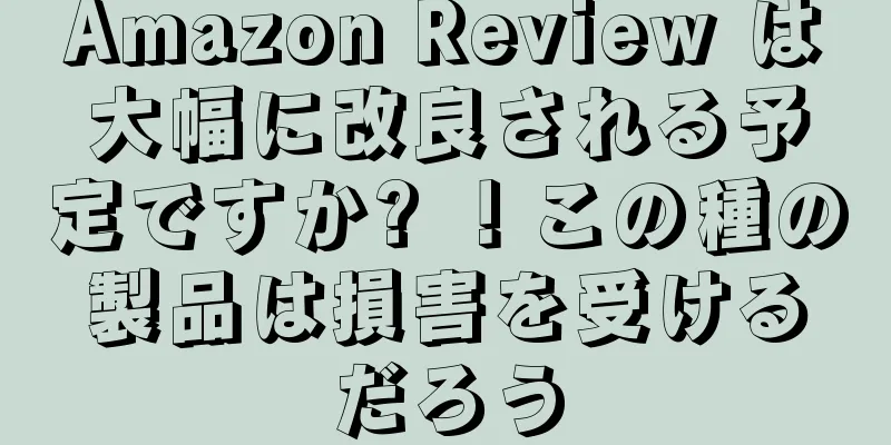 Amazon Review は大幅に改良される予定ですか? ！この種の製品は損害を受けるだろう