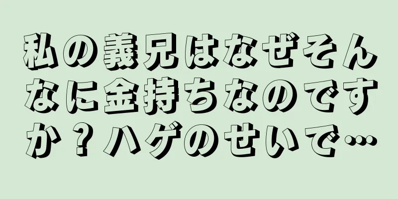私の義兄はなぜそんなに金持ちなのですか？ハゲのせいで…