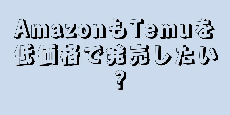 AmazonもTemuを低価格で発売したい？
