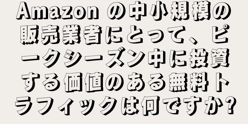 Amazon の中小規模の販売業者にとって、ピークシーズン中に投資する価値のある無料トラフィックは何ですか?