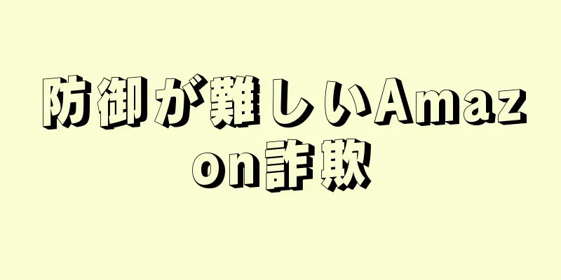 防御が難しいAmazon詐欺