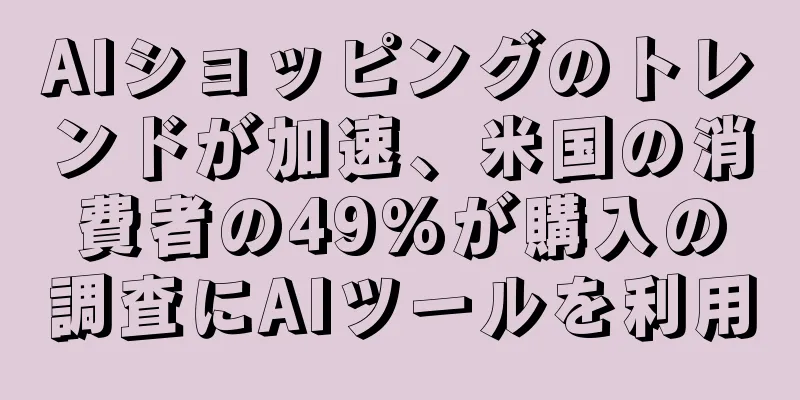 AIショッピングのトレンドが加速、米国の消費者の49%が購入の調査にAIツールを利用