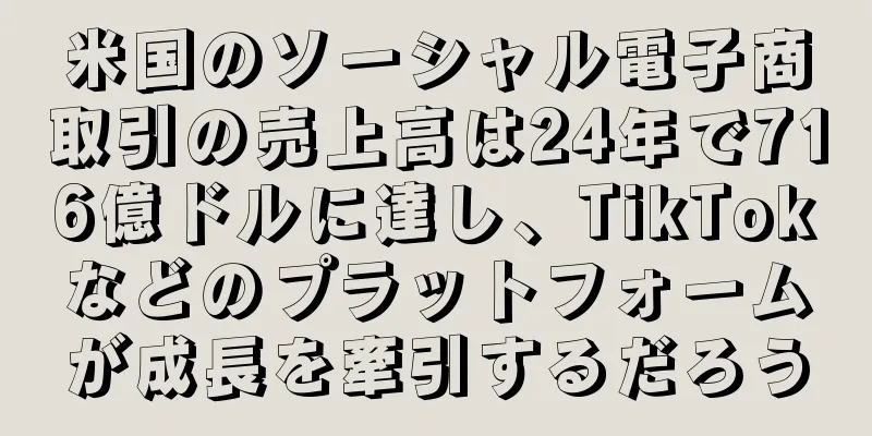 米国のソーシャル電子商取引の売上高は24年で716億ドルに達し、TikTokなどのプラットフォームが成長を牽引するだろう