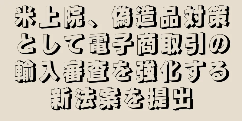 米上院、偽造品対策として電子商取引の輸入審査を強化する新法案を提出
