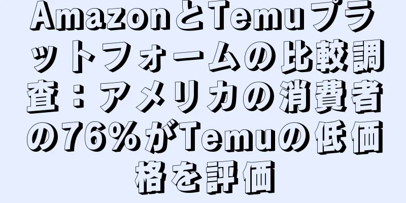 AmazonとTemuプラットフォームの比較調査：アメリカの消費者の76％がTemuの低価格を評価