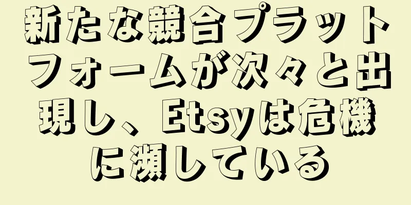新たな競合プラットフォームが次々と出現し、Etsyは危機に瀕している