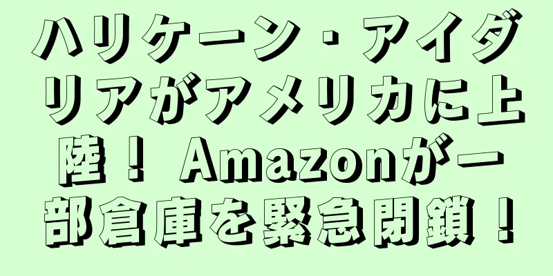 ハリケーン・アイダリアがアメリカに上陸！ Amazonが一部倉庫を緊急閉鎖！