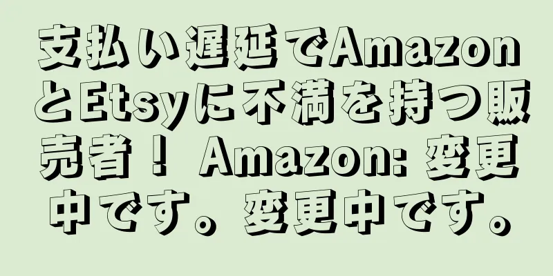 支払い遅延でAmazonとEtsyに不満を持つ販売者！ Amazon: 変更中です。変更中です。