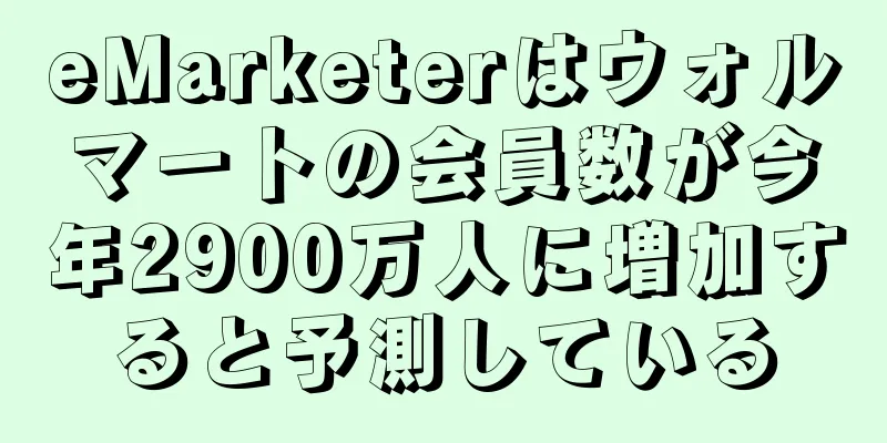 eMarketerはウォルマートの会員数が今年2900万人に増加すると予測している