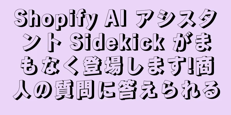 Shopify AI アシスタント Sidekick がまもなく登場します!商人の質問に答えられる