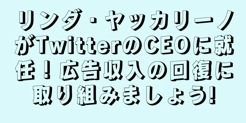 リンダ・ヤッカリーノがTwitterのCEOに就任！広告収入の回復に取り組みましょう!