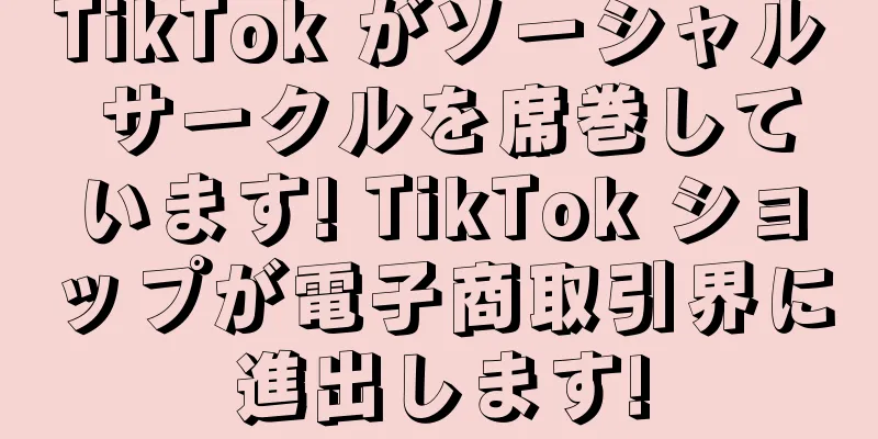 TikTok がソーシャル サークルを席巻しています! TikTok ショップが電子商取引界に進出します!